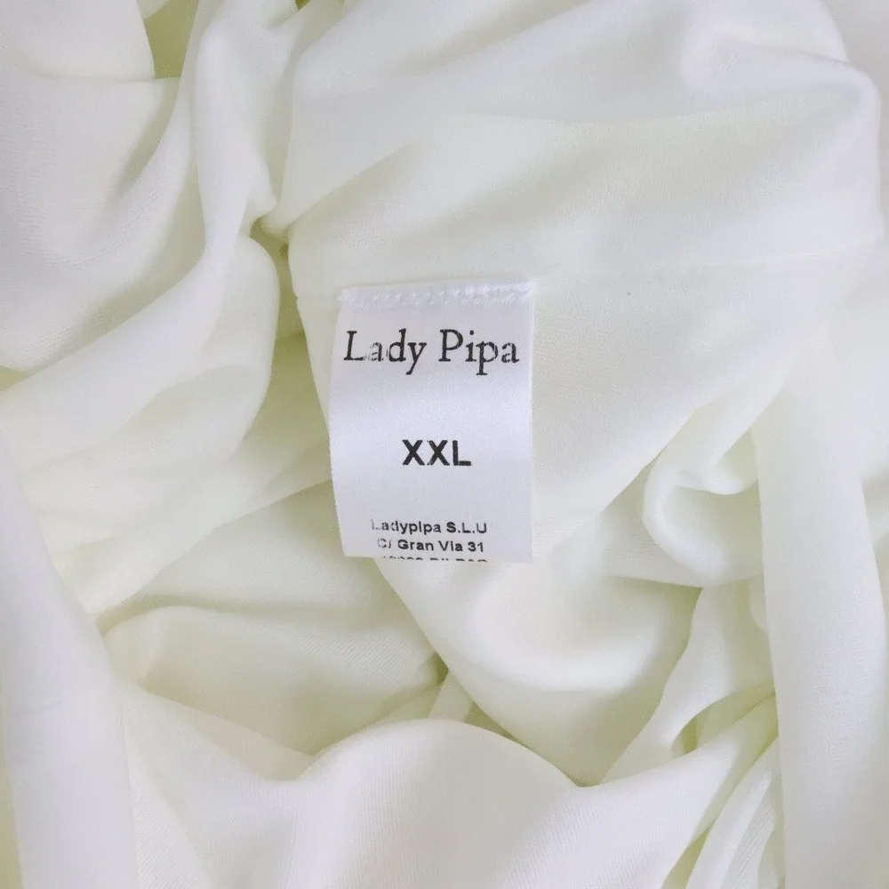 NWT Lady Pipa Rivera Dress White Collection Ivory Maxi Formal XXL Wedding Bridal - Picture 10 of 12
